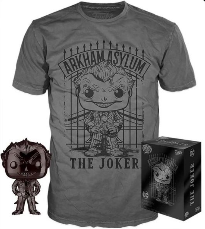 FUNKO ACTION FIGURES FUNKO POP & TEE DC: THE JOKER (ARKHAM ASYLUM)